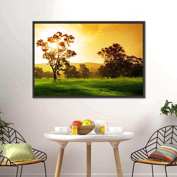 Gorgeous Rural Field Canvas Wall Art-3 Horizontal-Gallery Wrap-25" x 16"-Tiaracle