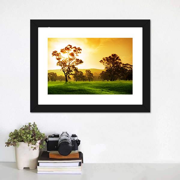 Gorgeous Rural Field Canvas Wall Art-1 Piece-Framed Print-20" x 16"-Tiaracle