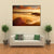 Gorgeous Sunrise On Australian Beach Canvas Wall Art-4 Horizontal-Gallery Wrap-34" x 24"-Tiaracle