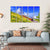 Gornergrat Tourist Train With Matterhorn Mountain Canvas Wall Art-5 Horizontal-Gallery Wrap-22" x 12"-Tiaracle