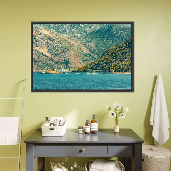 Gospa Island Canvas Wall Art-1 Piece-Floating Frame-24" x 16"-Tiaracle