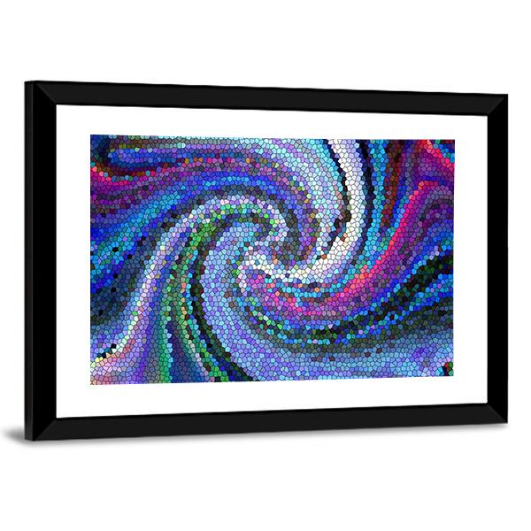Gradient Of Visual Wave Canvas Wall Art-5 Horizontal-Gallery Wrap-22" x 12"-Tiaracle