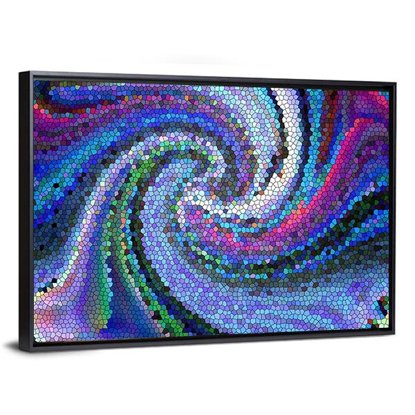 Gradient Of Visual Wave Canvas Wall Art-5 Horizontal-Gallery Wrap-22" x 12"-Tiaracle