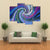 Gradient Of Visual Wave Canvas Wall Art-4 Pop-Gallery Wrap-50" x 32"-Tiaracle
