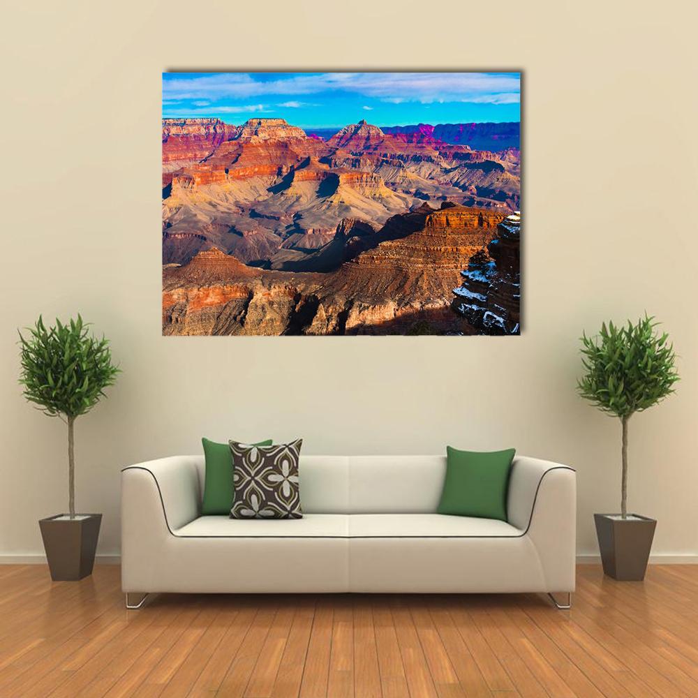 Grand Canyon National Park Arizona Canvas Wall Art-1 Piece-Gallery Wrap-36" x 24"-Tiaracle