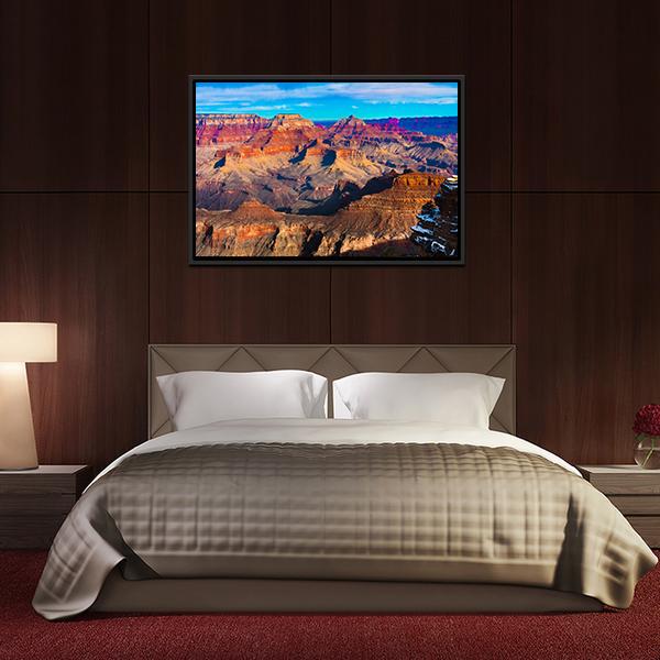 Grand Canyon National Park Arizona Vertical Canvas Wall Art-3 Vertical-Gallery Wrap-12" x 25"-Tiaracle