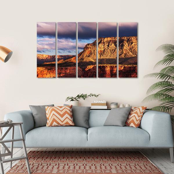 Grand Canyon National Park Canvas Wall Art-5 Horizontal-Gallery Wrap-22" x 12"-Tiaracle