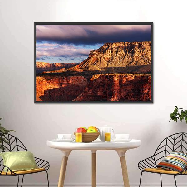 Grand Canyon National Park Canvas Wall Art-5 Horizontal-Gallery Wrap-22" x 12"-Tiaracle