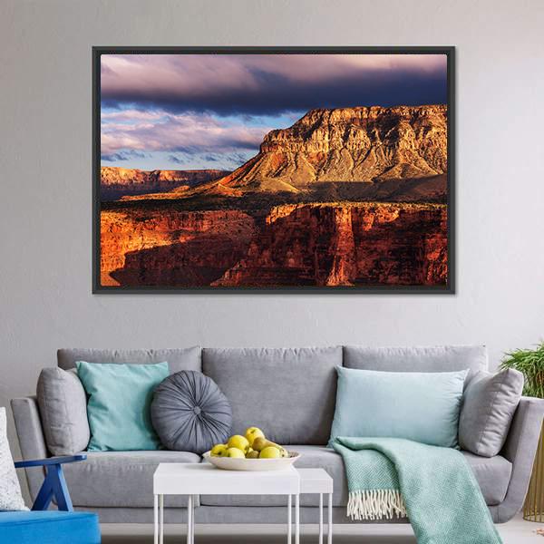 Grand Canyon National Park Canvas Wall Art-5 Horizontal-Gallery Wrap-22" x 12"-Tiaracle
