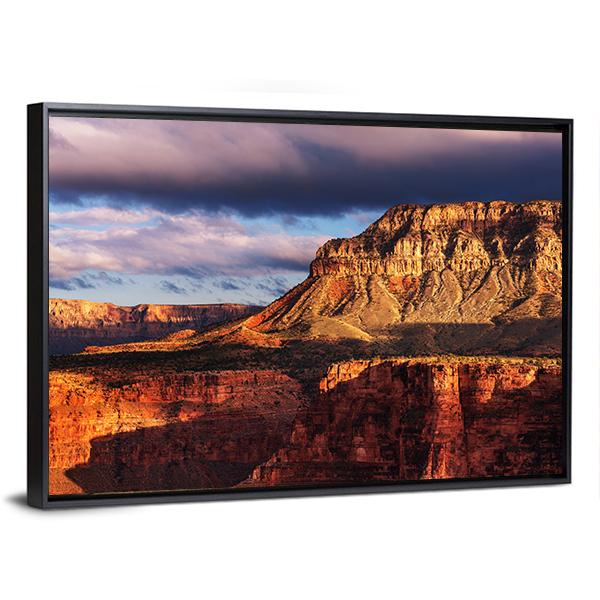 Grand Canyon National Park Canvas Wall Art-5 Horizontal-Gallery Wrap-22" x 12"-Tiaracle