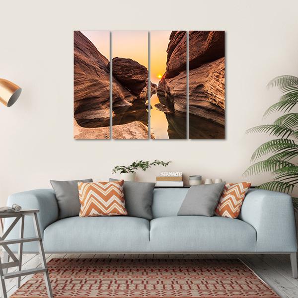 Grand Canyon Thailand Canvas Wall Art-4 Horizontal-Gallery Wrap-34" x 24"-Tiaracle
