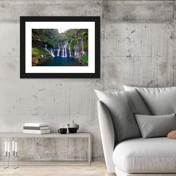 Grand Galet Waterfall Canvas Wall Art-5 Horizontal-Gallery Wrap-22" x 12"-Tiaracle