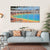 Grand Prismatic Spring Wyoming Canvas Wall Art-5 Horizontal-Gallery Wrap-22" x 12"-Tiaracle