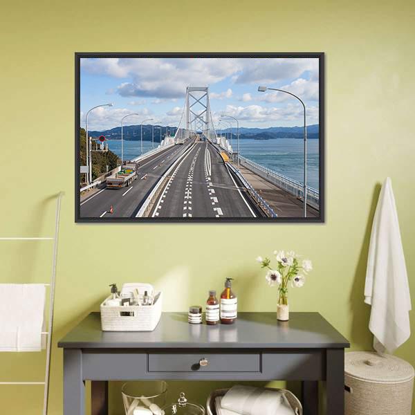 Great Naruto Bridge Canvas Wall Art-1 Piece-Floating Frame-24" x 16"-Tiaracle
