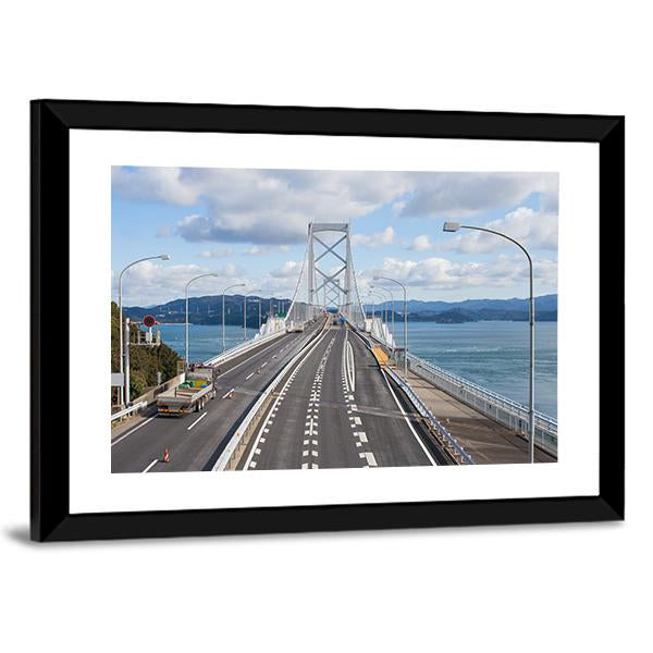 Great Naruto Bridge Canvas Wall Art-3 Horizontal-Gallery Wrap-25" x 16"-Tiaracle