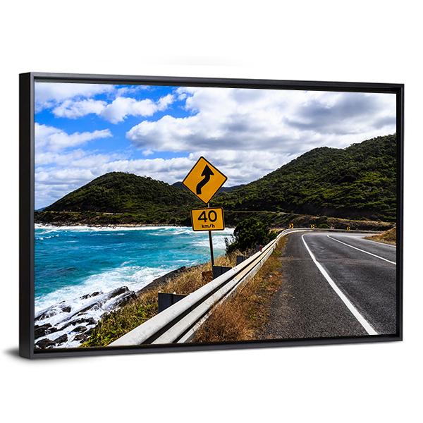 Great Ocean Road Australia Canvas Wall Art-3 Horizontal-Gallery Wrap-25" x 16"-Tiaracle