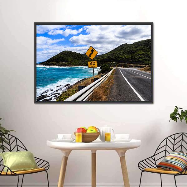 Great Ocean Road Australia Canvas Wall Art-3 Horizontal-Gallery Wrap-25" x 16"-Tiaracle