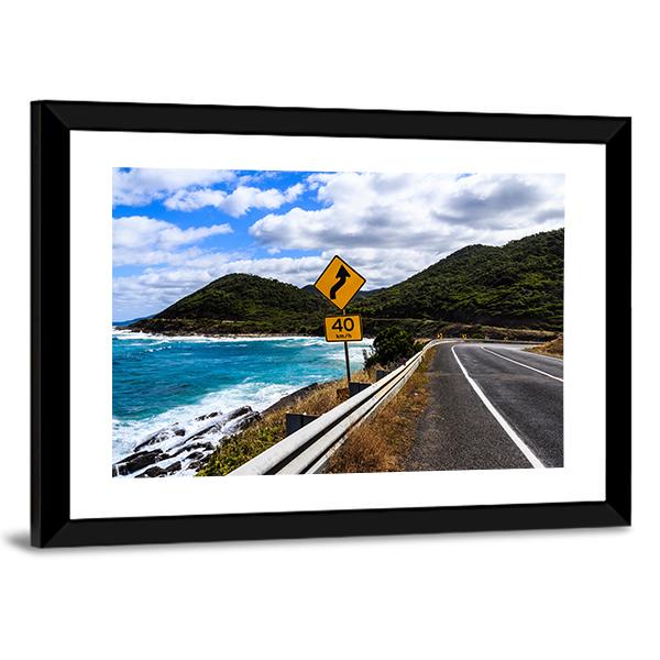 Great Ocean Road Australia Canvas Wall Art-3 Horizontal-Gallery Wrap-25" x 16"-Tiaracle