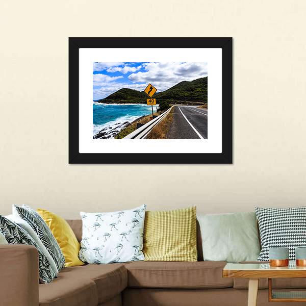 Great Ocean Road Australia Canvas Wall Art-3 Horizontal-Gallery Wrap-25" x 16"-Tiaracle