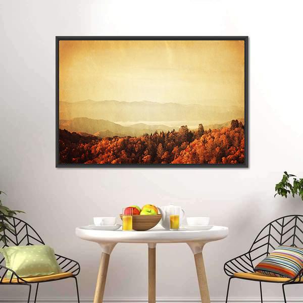 Great Smoky Mountains Canvas Wall Art-3 Horizontal-Gallery Wrap-25" x 16"-Tiaracle