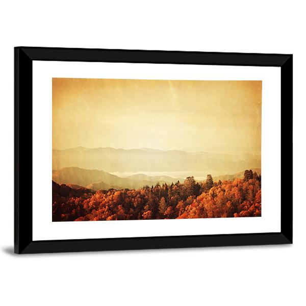 Great Smoky Mountains Canvas Wall Art-3 Horizontal-Gallery Wrap-25" x 16"-Tiaracle