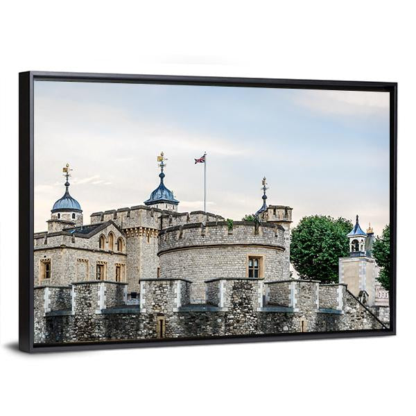 Great Stone Fortress UK Canvas Wall Art-3 Horizontal-Gallery Wrap-25" x 16"-Tiaracle