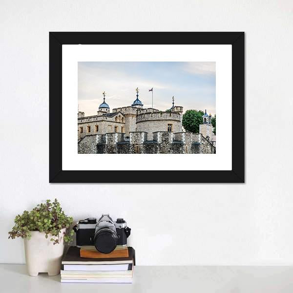 Great Stone Fortress UK Canvas Wall Art-1 Piece-Framed Print-20" x 16"-Tiaracle