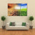 Green & Barren Earth Concept Canvas Wall Art-3 Horizontal-Gallery Wrap-37" x 24"-Tiaracle
