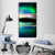Green Aurora Borealis Vertical Canvas Wall Art-3 Vertical-Gallery Wrap-12" x 25"-Tiaracle