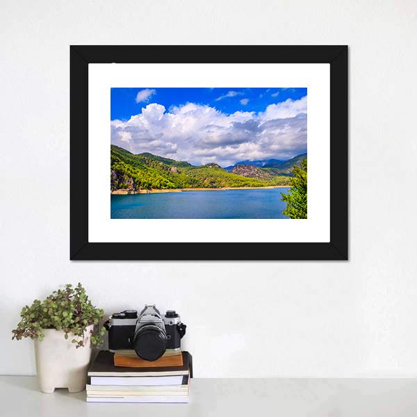 Green Canyon Turkey Canvas Wall Art-1 Piece-Framed Print-20" x 16"-Tiaracle