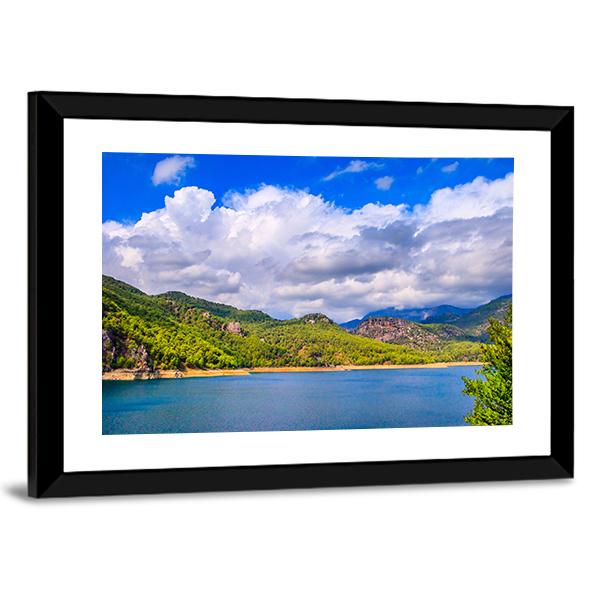 Green Canyon Turkey Canvas Wall Art-3 Horizontal-Gallery Wrap-25" x 16"-Tiaracle