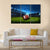 Green Football Stadium Canvas Wall Art-3 Horizontal-Gallery Wrap-37" x 24"-Tiaracle
