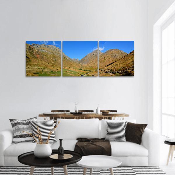 Mount Kackar Turkey Panoramic Canvas Wall Art-3 Piece-25" x 08"-Tiaracle