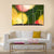 Green Plant On Bokeh Canvas Wall Art-3 Horizontal-Gallery Wrap-37" x 24"-Tiaracle