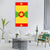 Grenada Flag Vertical Canvas Wall Art-3 Vertical-Gallery Wrap-12" x 25"-Tiaracle