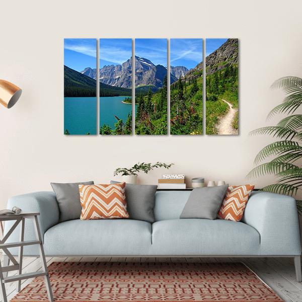 Lake Josephine Canvas Wall Art-5 Horizontal-Gallery Wrap-22" x 12"-Tiaracle