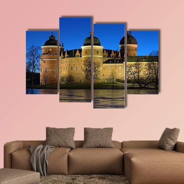 Gripsholm Castle Sweden Canvas Wall Art-4 Pop-Gallery Wrap-50" x 32"-Tiaracle
