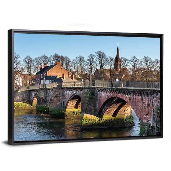 Grosvenor Bridge Canvas Wall Art-3 Horizontal-Gallery Wrap-25" x 16"-Tiaracle