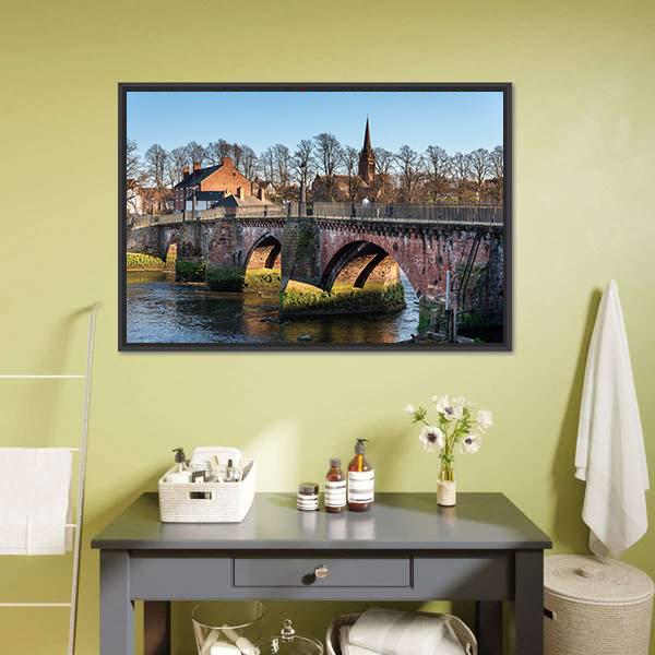 Grosvenor Bridge Canvas Wall Art-1 Piece-Floating Frame-24" x 16"-Tiaracle