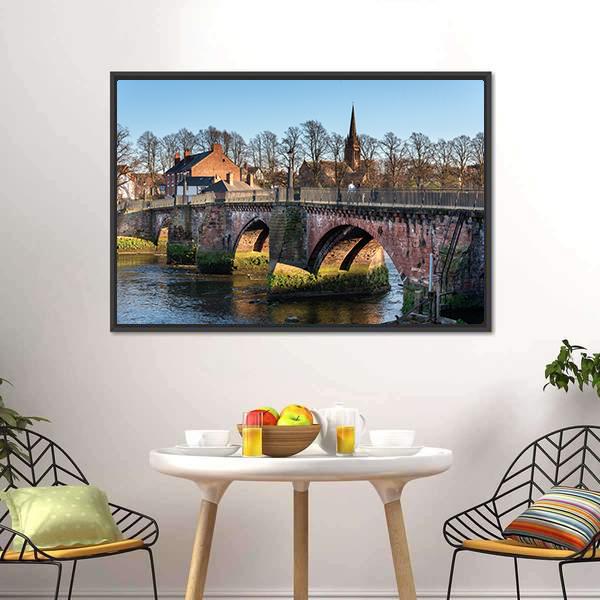 Grosvenor Bridge Canvas Wall Art-3 Horizontal-Gallery Wrap-25" x 16"-Tiaracle