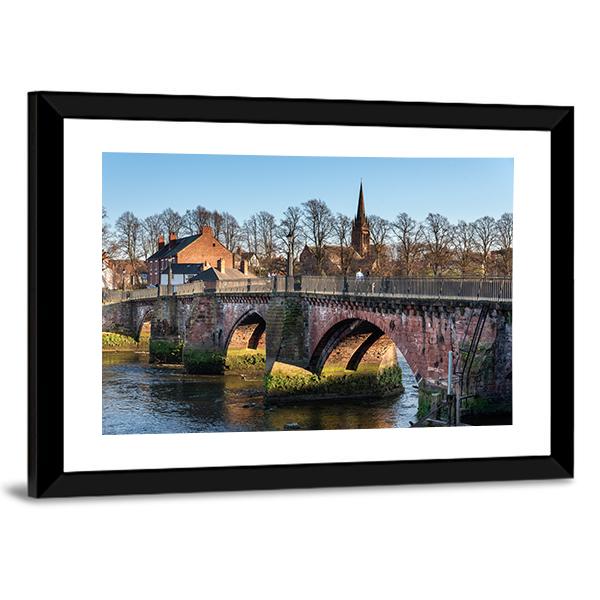 Grosvenor Bridge Canvas Wall Art-3 Horizontal-Gallery Wrap-25" x 16"-Tiaracle