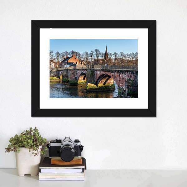 Grosvenor Bridge Canvas Wall Art-1 Piece-Framed Print-20" x 16"-Tiaracle
