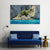 Grotto In Capri With Crystal Blue Water Canvas Wall Art-3 Horizontal-Gallery Wrap-37" x 24"-Tiaracle