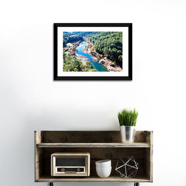 Guadalquivir River Spain Canvas Wall Art-1 Piece-Framed Print-20" x 16"-Tiaracle