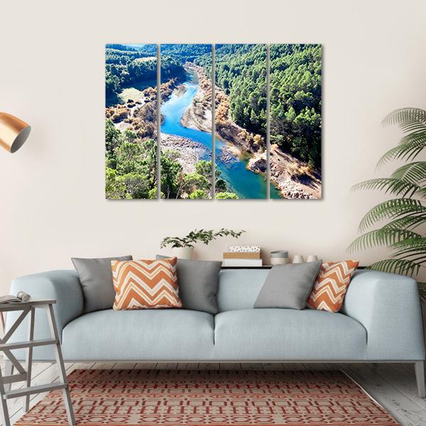 Guadalquivir River Spain Canvas Wall Art-4 Horizontal-Gallery Wrap-34" x 24"-Tiaracle