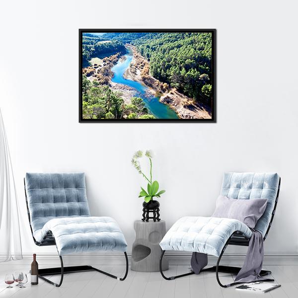 Guadalquivir River Spain Canvas Wall Art-5 Horizontal-Gallery Wrap-22" x 12"-Tiaracle