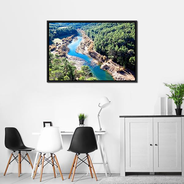 Guadalquivir River Spain Canvas Wall Art-3 Horizontal-Gallery Wrap-25" x 16"-Tiaracle