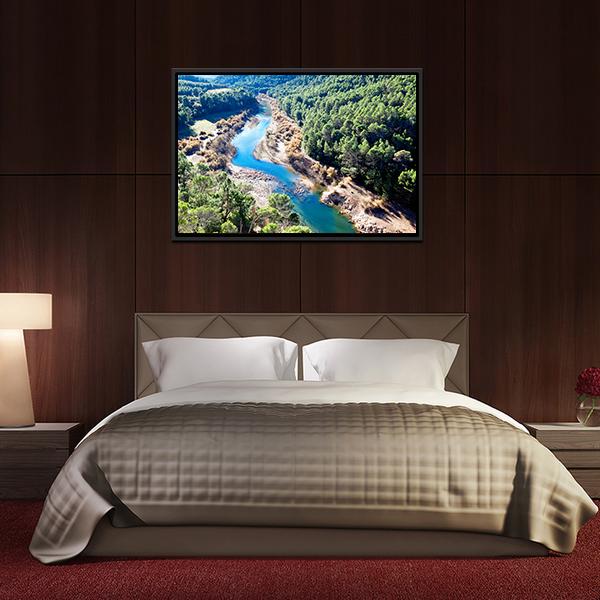 Guadalquivir River Spain Canvas Wall Art-5 Horizontal-Gallery Wrap-22" x 12"-Tiaracle