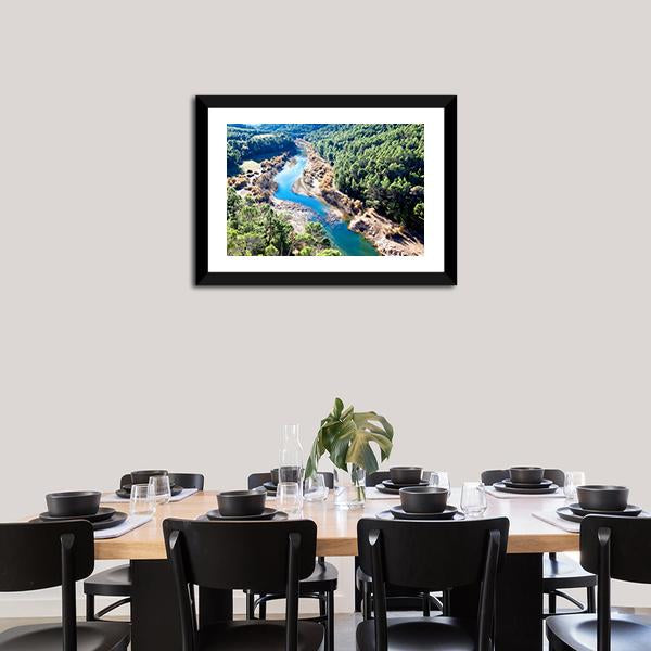 Guadalquivir River Spain Canvas Wall Art-5 Horizontal-Gallery Wrap-22" x 12"-Tiaracle