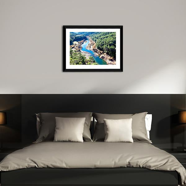 Guadalquivir River Spain Canvas Wall Art-5 Horizontal-Gallery Wrap-22" x 12"-Tiaracle
